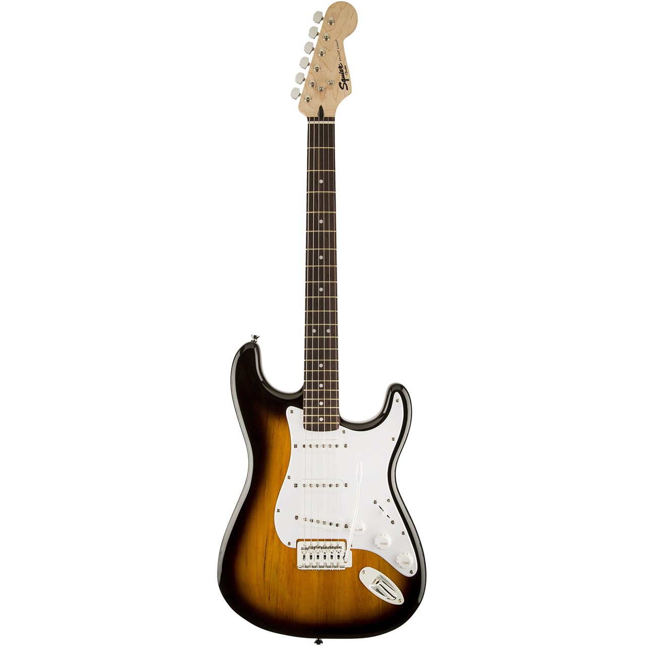 گیتار الکتریک فندر مدل Squier Bullet Strat with Tremolo Brown Sunburst