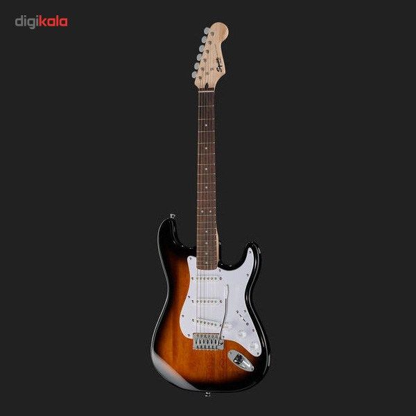 گیتار الکتریک فندر مدل Squier Bullet Strat with Tremolo Brown Sunburst