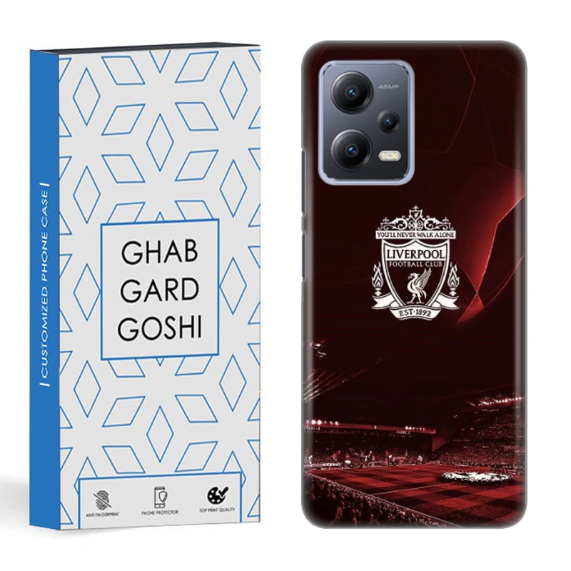 کاور قاب گارد گوشی طرح تیم لیورپول کد DIMO-088 مناسب برای گوشی موبایل شیائومی redmi note 12 5g / poco x5 5g