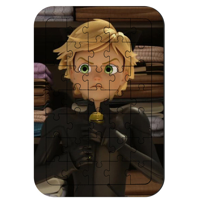 پازل 35 تکه طرح پسر گربه ای مدل NI1294