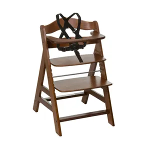 صندلی غذاخوری چوبی هاوک مدل Walnut