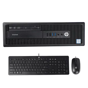 کامپیوتر دسکتاپ اچ‌ پی مدل elitedesk 800 g2 sff به همراه ماوس و کیبورد hp