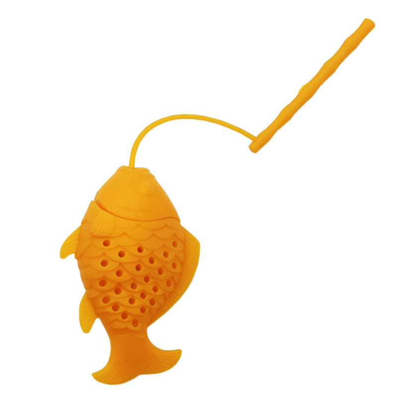 دمنوش ساز مدل ماهی سیلیکونی