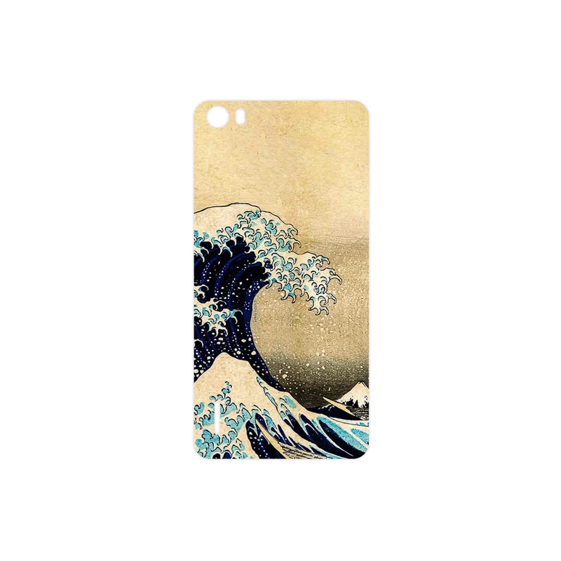 برچسب پوششی ماهوت مدل The Great Wave off Kanagawa of Hokusai مناسب برای گوشی موبایل آنر 6