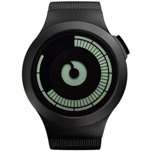 ساعت مچی عقربه ای زیرو مدل Saturn Black Unisex