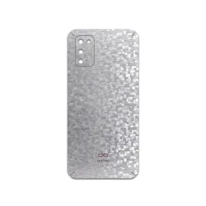 MAHOOT Silver-Silicon Cover Sticker for Samsung Galaxy M02s