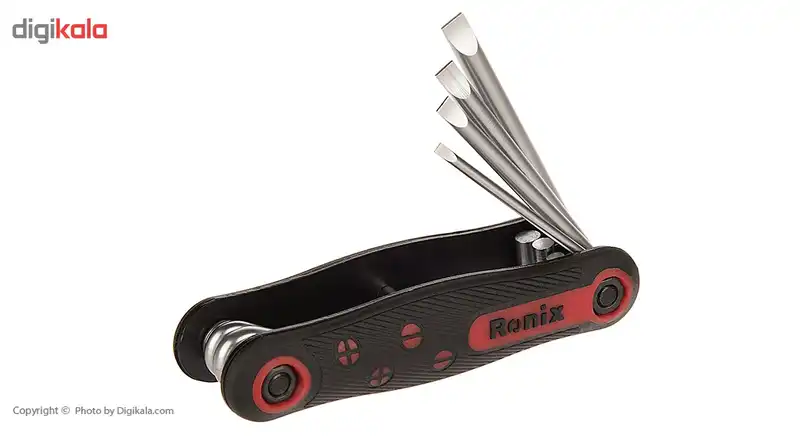 مجموعه 8 عددی پیچ گوشتی تاشو رونیکس مدل RH-2900