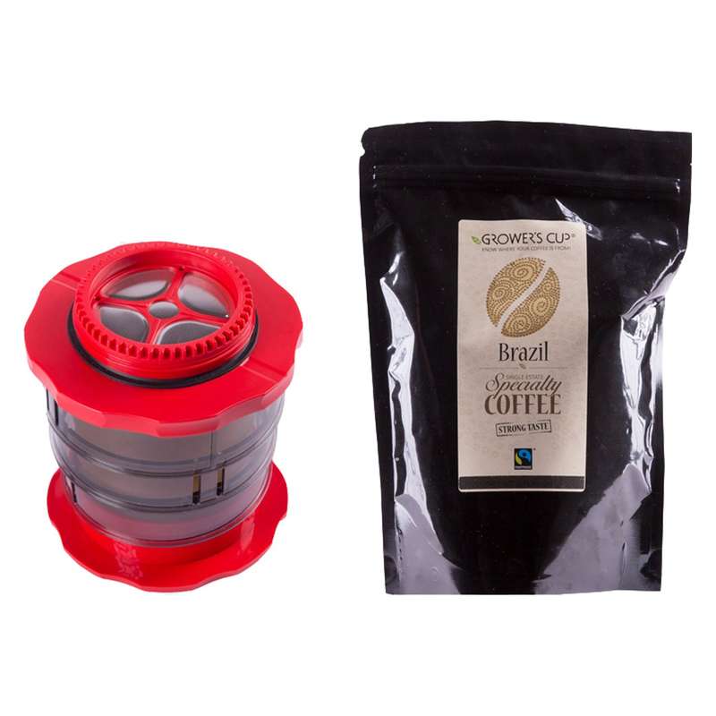 قهوه ساز کافلانو مدل Kompact به همراه یک بسته دانه قهوه