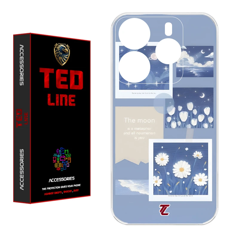 کاور تدلاین طرح بابونه کد 1203 مناسب برای گوشی موبایل شیائومی Redmi Note 14 4G