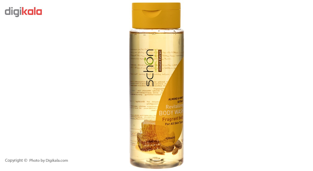شامپو بدن شون مدل Almond And Honey حجم 420 میلی لیتر