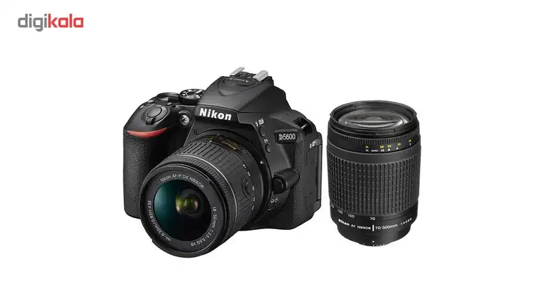 دوربین دیجیتال نیکون مدل D5600 به همراه لنز 18-55 و 70-300 میلی متر F/4-5.6G