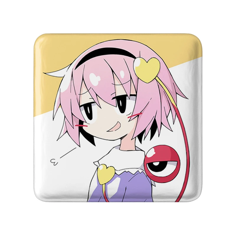 مگنت خندالو طرح بازی توهو (Touhou) مدل مربعی کد 35727