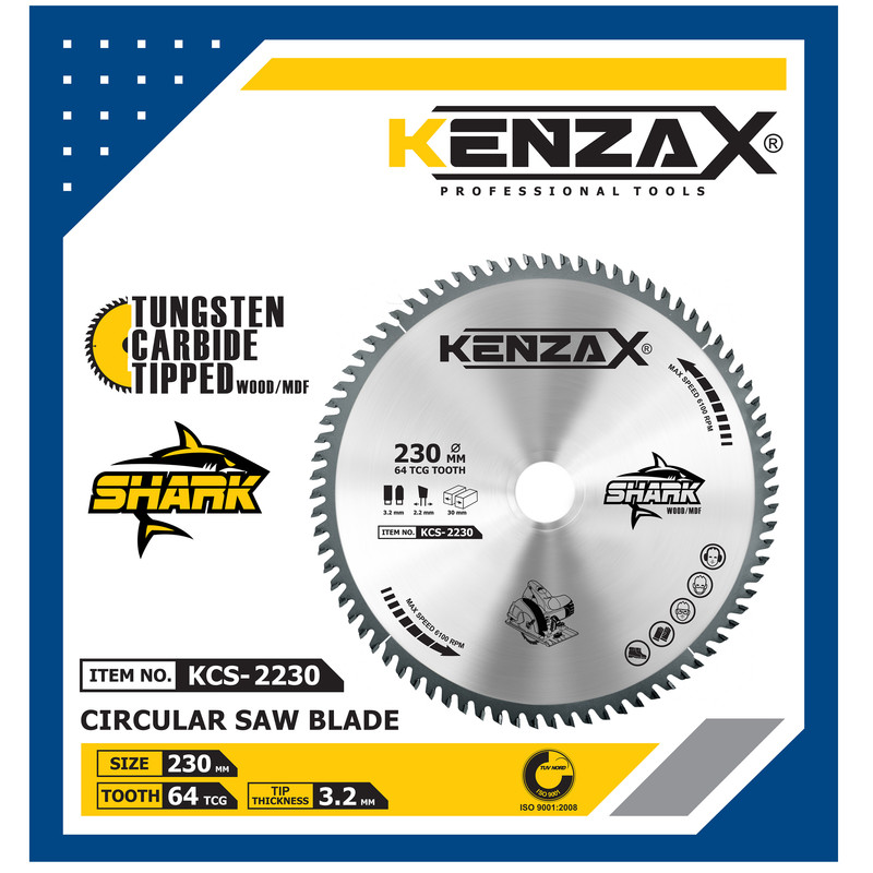 تیغ اره دیسکی کنزاکس سری SHARK مدل KCS-2230