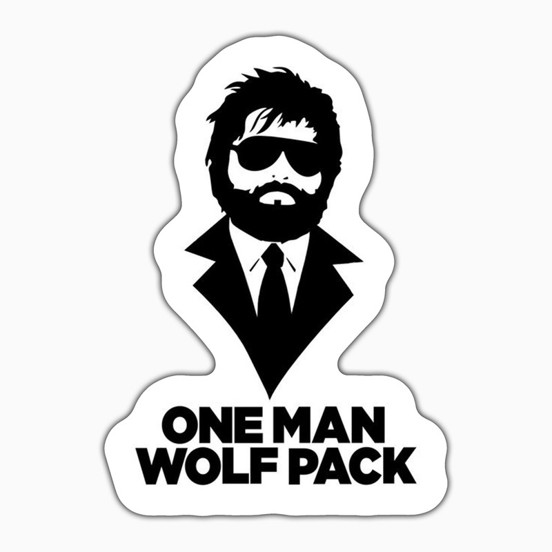 استیکر لپ تاپ و موبایل بووم طرح Wolf Pack کد VR39