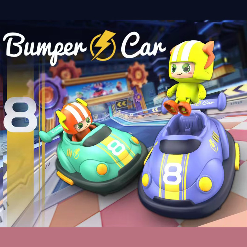 ماشین بازی کنترلی مدل Bumper Car Football Plus بسته دو عددی
