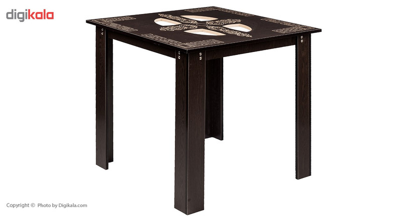 میز ناهار خوری صنایع چوب قائم کد K212 سایز 80 × 80