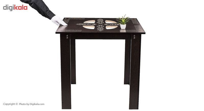 میز ناهار خوری صنایع چوب قائم کد K212 سایز 80 × 80