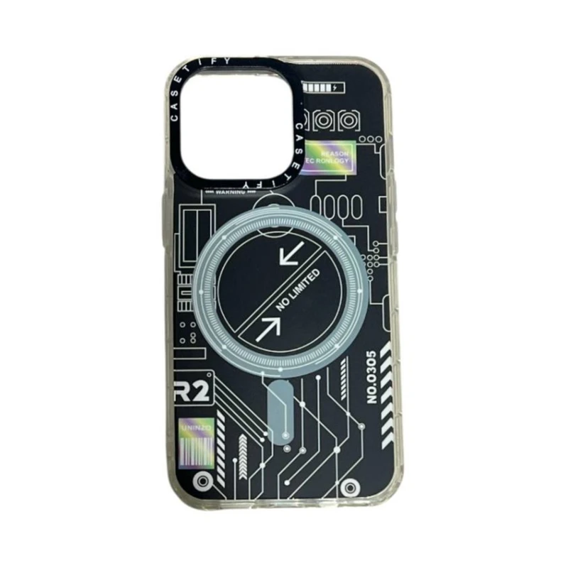 کاور مدل تیفای S طرح الکترونیک کد mn85 مناسب برای گوشی موبایل اپل Iphone 13 promax