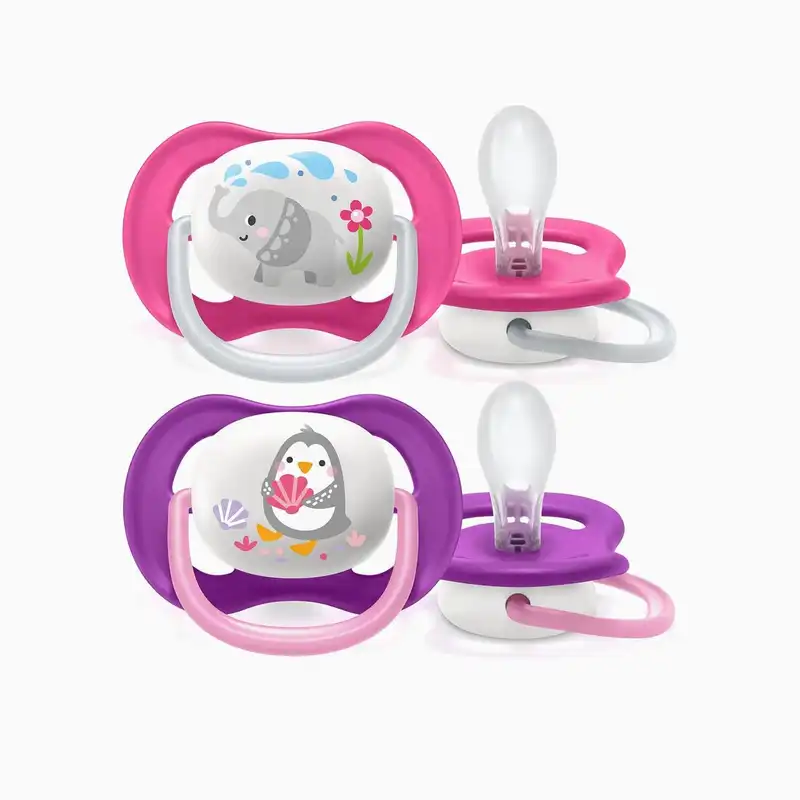 پستانک ارتودنسی اونت مدل پنگوئن و فیل 080/08 بسته 2 عددی