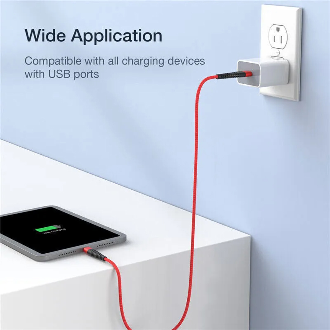 کابل شارژ USB به USB-C آروین مدل CA-01V طول 1 متر