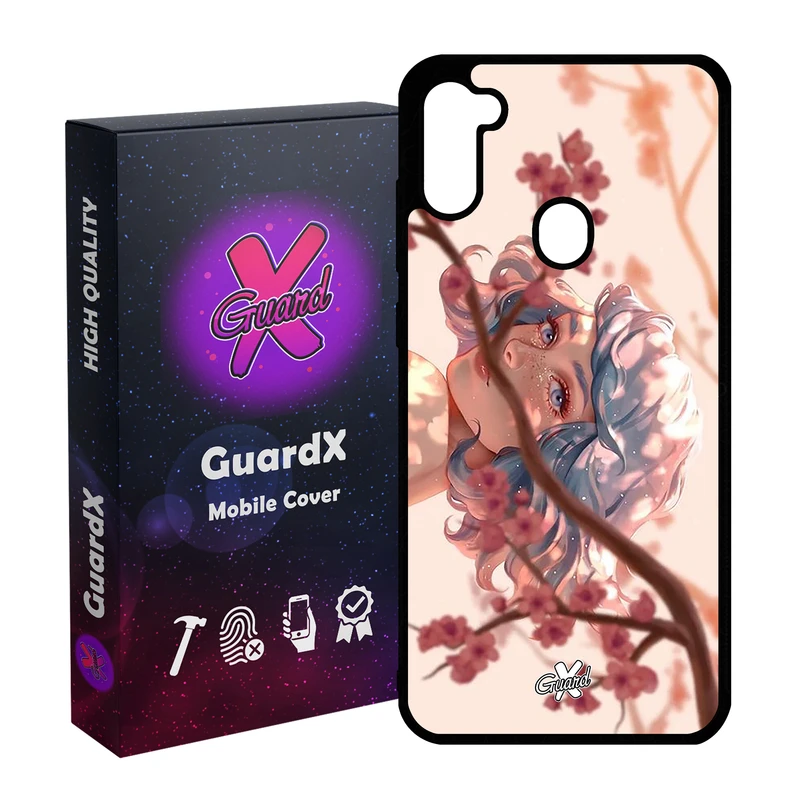 کاور گارد ایکس طرح Girl مدل Glass10007 مناسب برای گوشی موبایل سامسونگ Galaxy A11 / M11