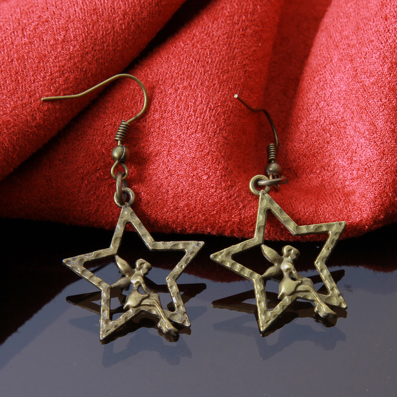 گوشواره دخترانه بازرگانی میلادی کد GZN_082