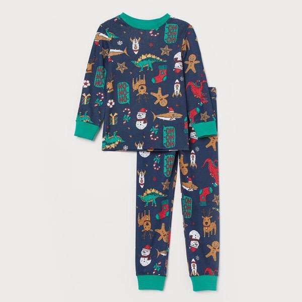 ست تی شرت و شلوار بچگانه اچ اند ام مدل Jersey-Pyjamas