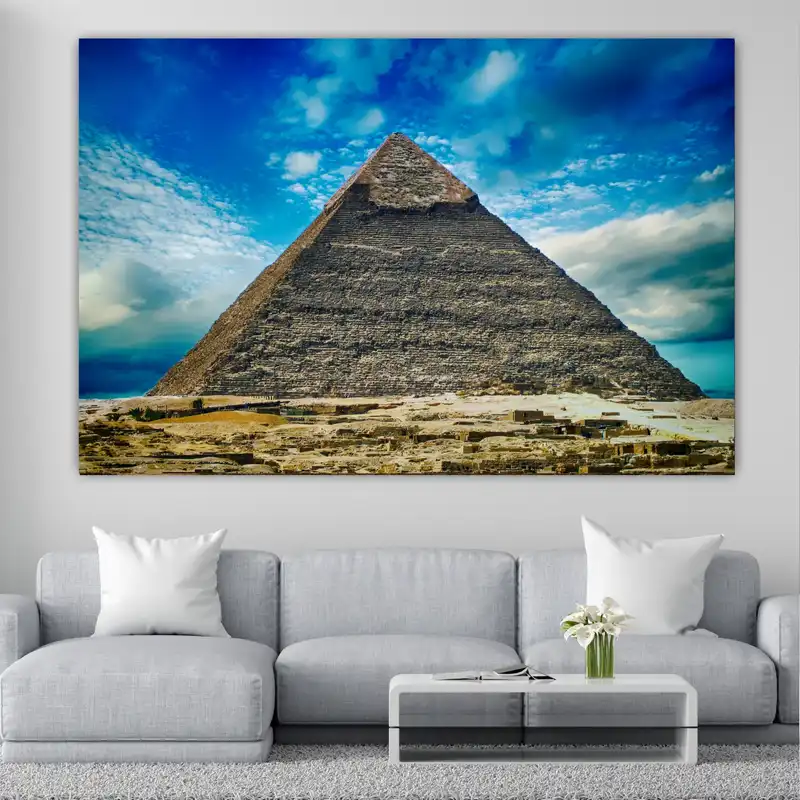 تابلو بوم طرح آپار تاریخی مصر  مدل اهرام ثالثه کد SDB4811
