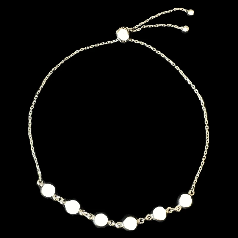 دستبند طلا 18 عیار زنانه دوست خوب مدل آسانسوری گوی کد dk081