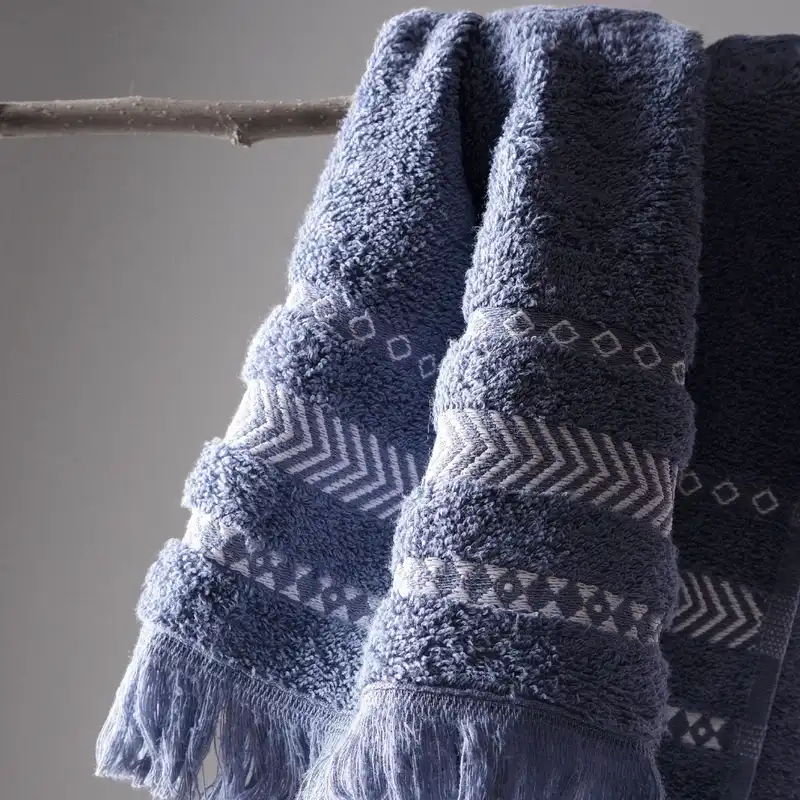 حوله دستی کوتون مانیا مدل Oscuro سایز 90*50 سانتی متر مجموعه ۴ عددی