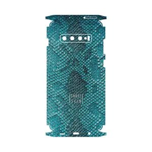 MAHOOT Blue Snake Skin-FullSkin Cover Sticker for Samsung Galaxy S10 Plus