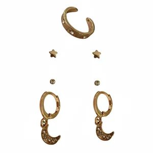 پیرسینگ گوش زنانه مدل ستاره بسته 7 عددی