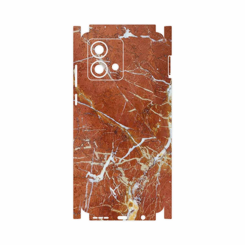 برچسب پوششی ماهوت مدل Red Marble-FullSkin مناسب برای گوشی موبایل موتورولا Moto G84