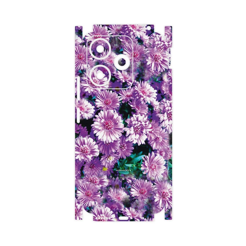 برچسب پوششی ماهوت مدل Purple_Flower-FullSkin مناسب برای گوشی موبایل شیائومی Redmi 13x