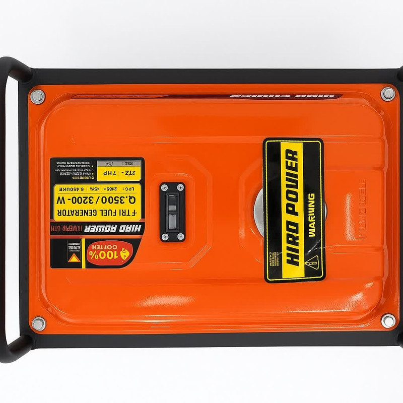 موتور برق گازسوز 7 اسب بخار هیرو پاور مدل km8500+GLN