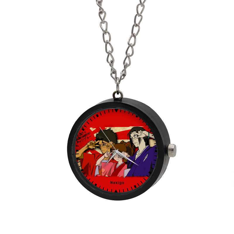 ساعت گردنبندی عقربه ای ناکسیگو مدل سامورایی چامپلو کد NF13489