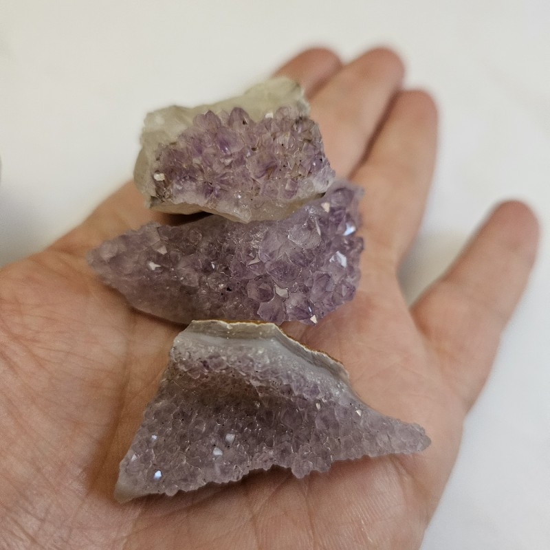 سنگ راف آمیتیست کد ۳۳ مجموعه ۳ عددی