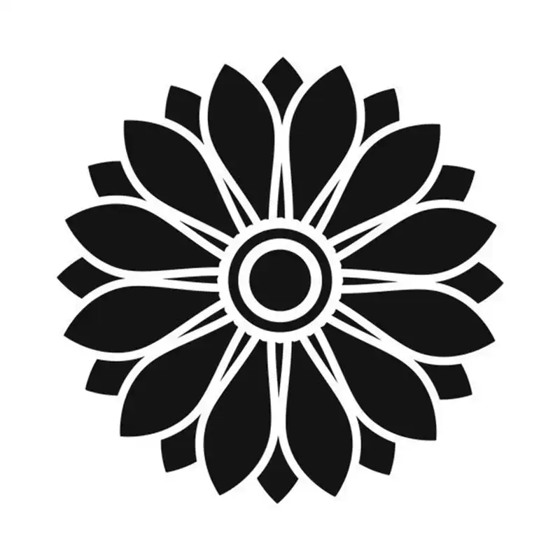 شابلون باتیس آرت طرح گل کد 50-292