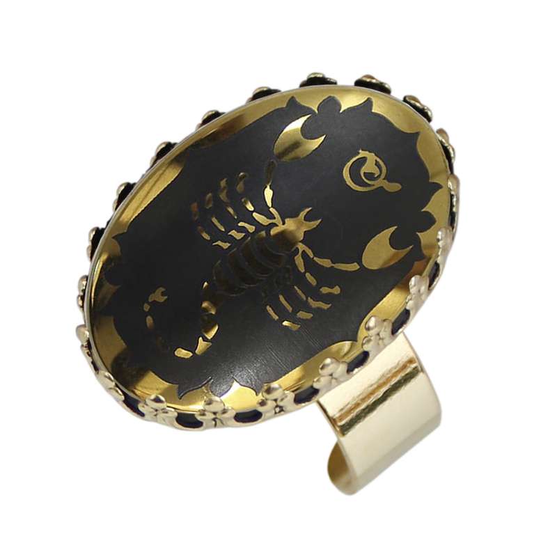 انگشتر زنانه مدل حدید آبان ماه کد 78011