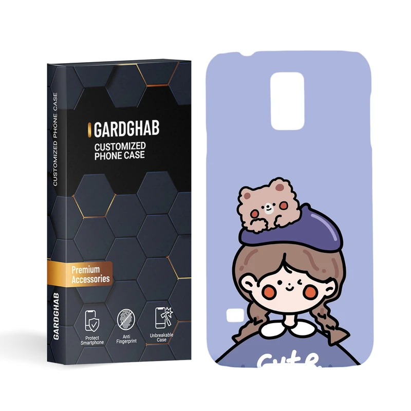    کاور گارد قاب مدل دخترانه مناسب برای گوشی موبایل سامسونگ galaxy s5
