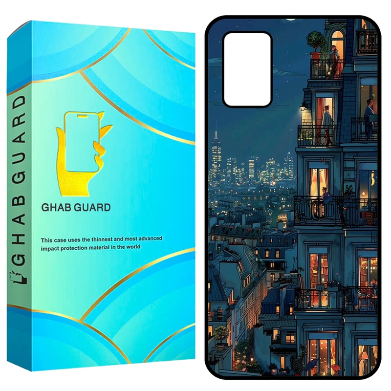 کاور قاب گارد طرح شب مدل GCHPA03S مناسب برای گوشی موبایل سامسونگ Galaxy A02s / M02s / A03s  