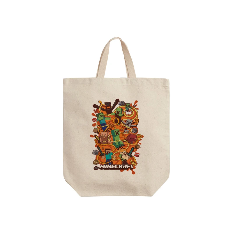 ساک خرید ترمه طراحان ایده مدل بازی ماینکرافت کد strm01044 - S