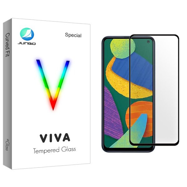 محافظ صفحه نمایش شیشه ای جانبو مدل Viva مناسب برای گوشی موبایل سامسونگ Galaxy F52 5G