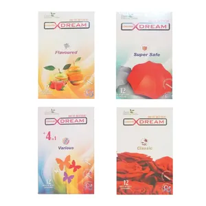 کاندوم ایکس دریم مدل جور 4 بسته 12 عددی