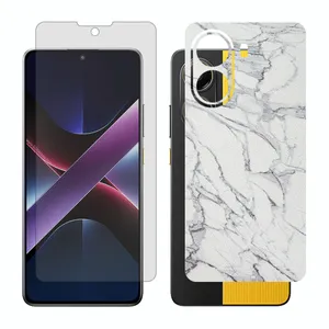 Glass Together model matte screen protector suitable for Xiaomi Poco X7 Pro mobile phone with back cover sticker