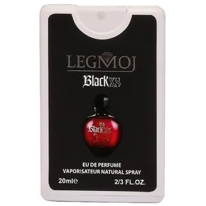 عطر جیبی زنانه لگموج مدل Black XS حجم 20 میلی لیتر