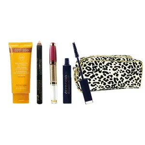 پک آرایشی صورت اتق بل مدل 1 مجموعه 4 عددی به همراه کیف لوازم آرایش