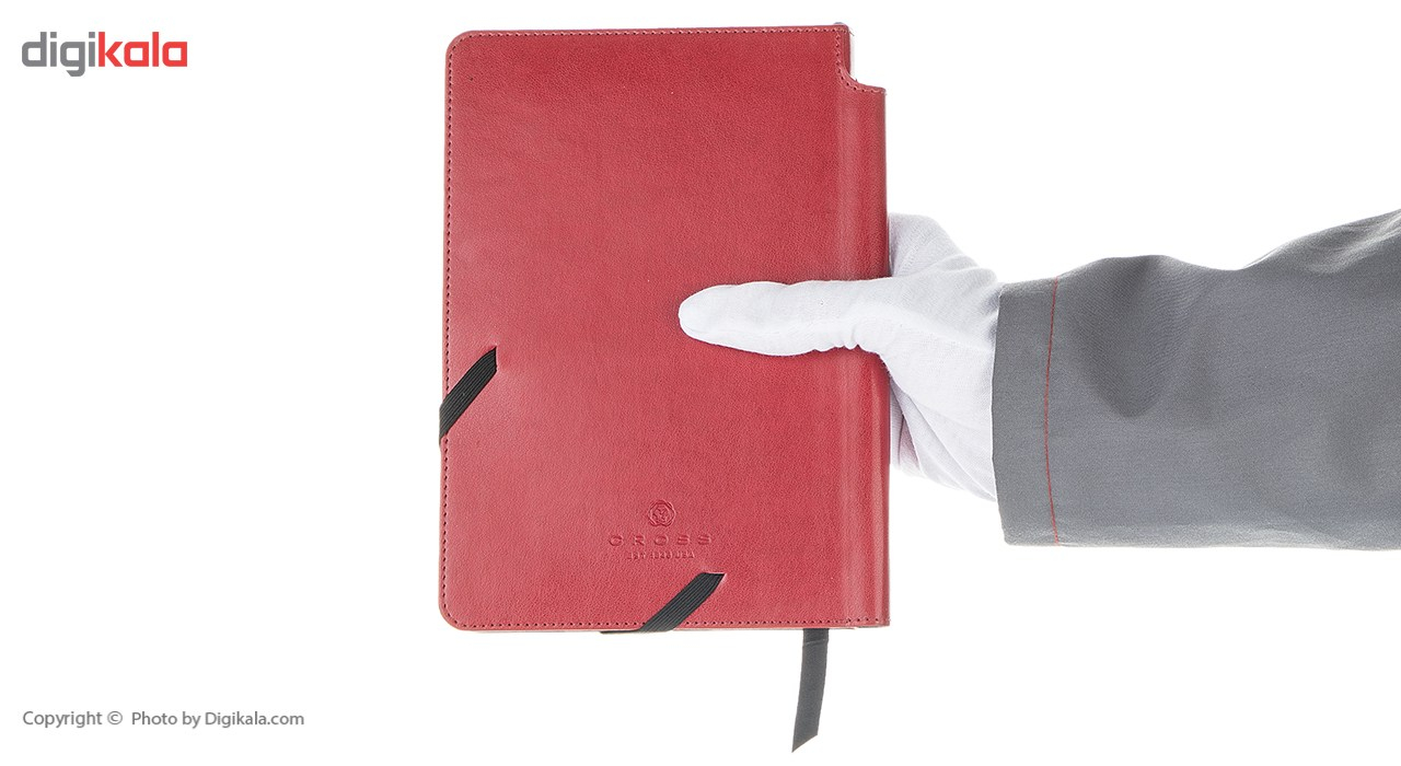 دفتر یادداشت 80 برگ بزرگ کراس مدل Journals - قرمز 
