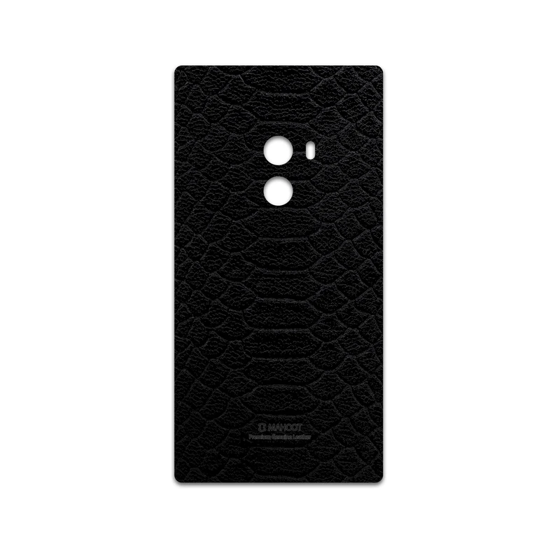 برچسب پوششی ماهوت مدل Black-Snake-Leather مناسب برای گوشی موبایل شیائومی Mi Mix