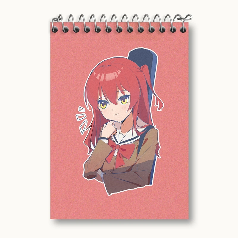 دفتر یادداشت 50 برگ خندالو مدل کیتا انیمه بوچی راک کد 31230